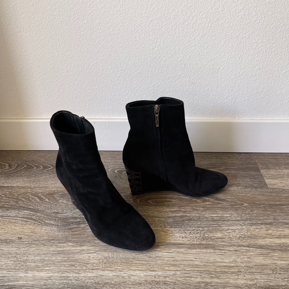 Dior Boots Women Size 6.5 Suede Black - Picture 5 of 7